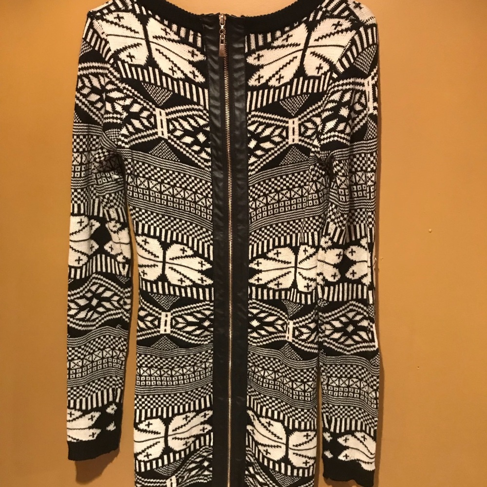 Windsor Patterned Sweater Dress - image 1